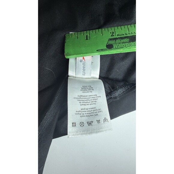 Speedo Endurance+ Women's One Piece Swimsuit Racerback Black Size 10/36 - Picture 9 of 10